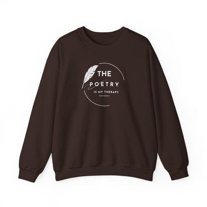 The Poetry Is My Therapy Crewneck