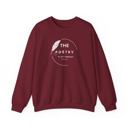 The Poetry Is My Therapy Crewneck
