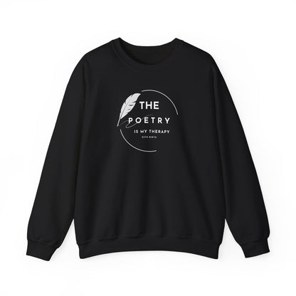 The Poetry Is My Therapy Crewneck
