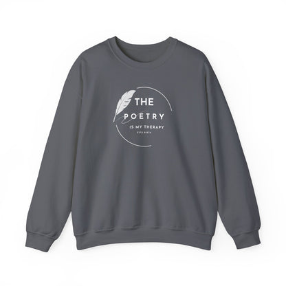 The Poetry Is My Therapy Crewneck