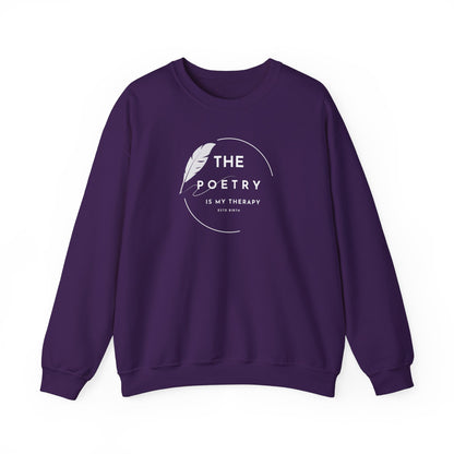 The Poetry Is My Therapy Crewneck