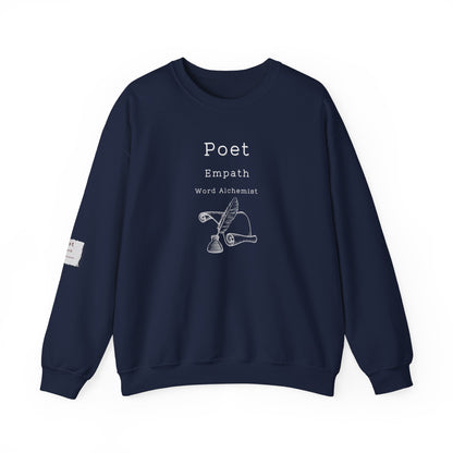 Poet Empath Word Alchemist Crewneck